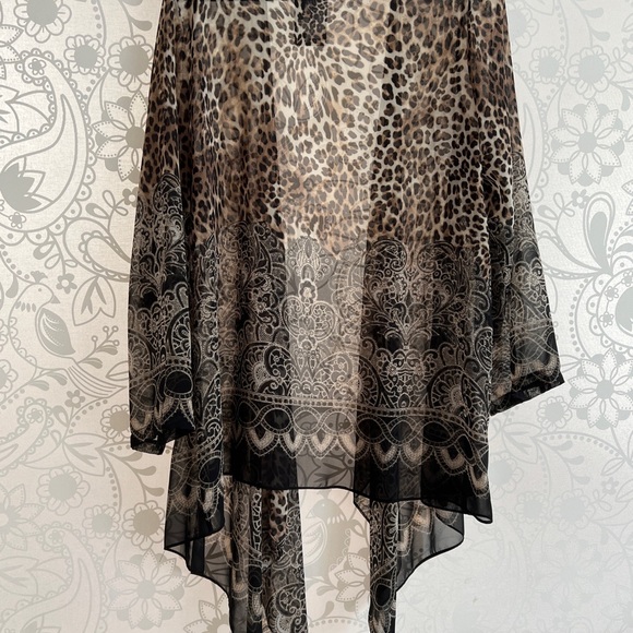 Big Size Chiffon Cardigan - Picture 4 of 5